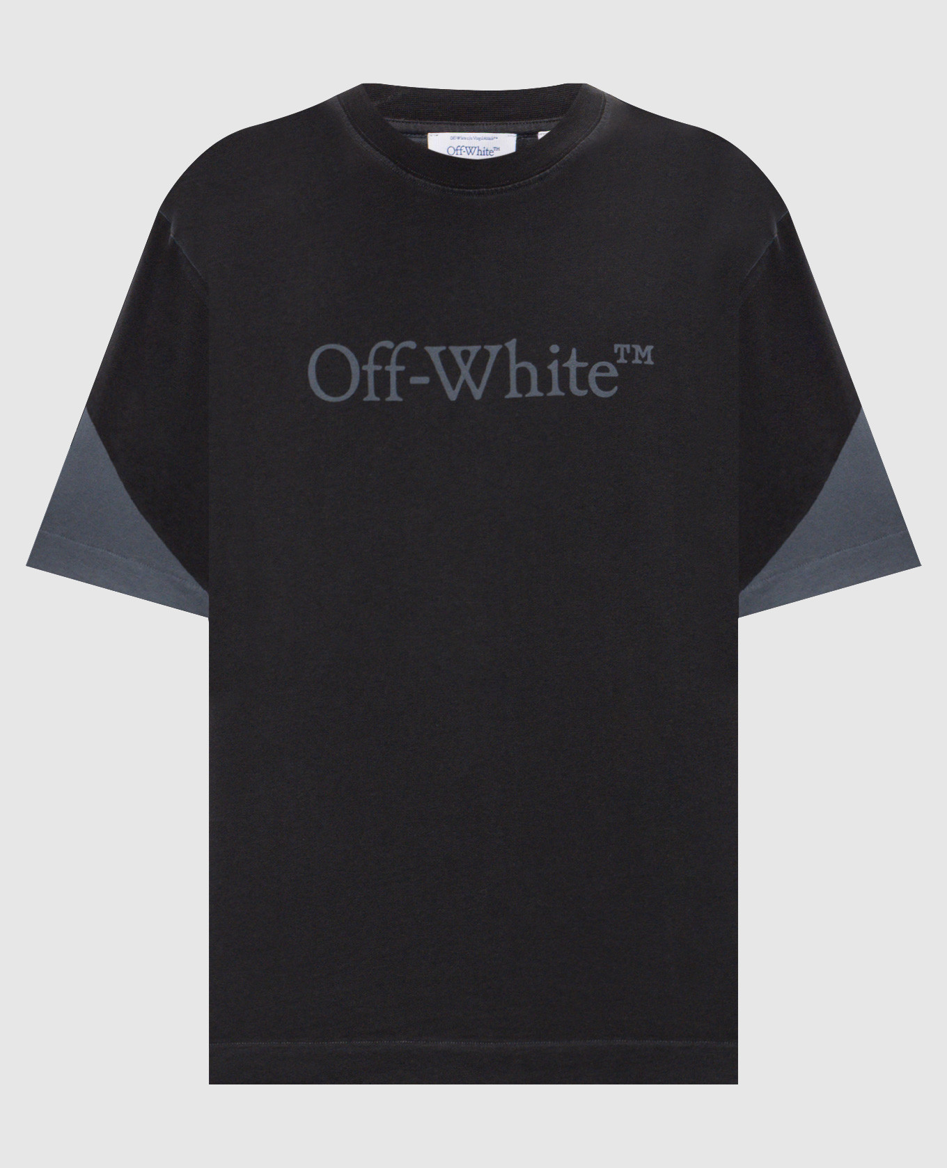 Blue t-shirt with logo print
