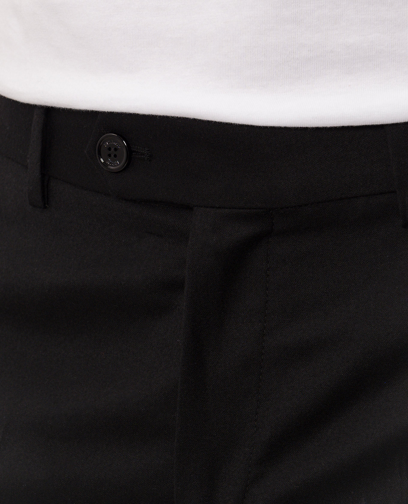 Black wool and silk cargo pants Stefano Ricci 5