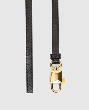 Dolce&Gabbana Black glossy leather belt BE1673AZ000