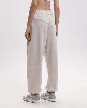 Off-White Beige melange joggers 2FH00495B