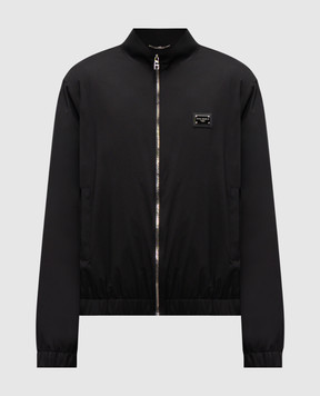 Dolce&Gabbana Black jacket with logo engraving G9AOFTGK316