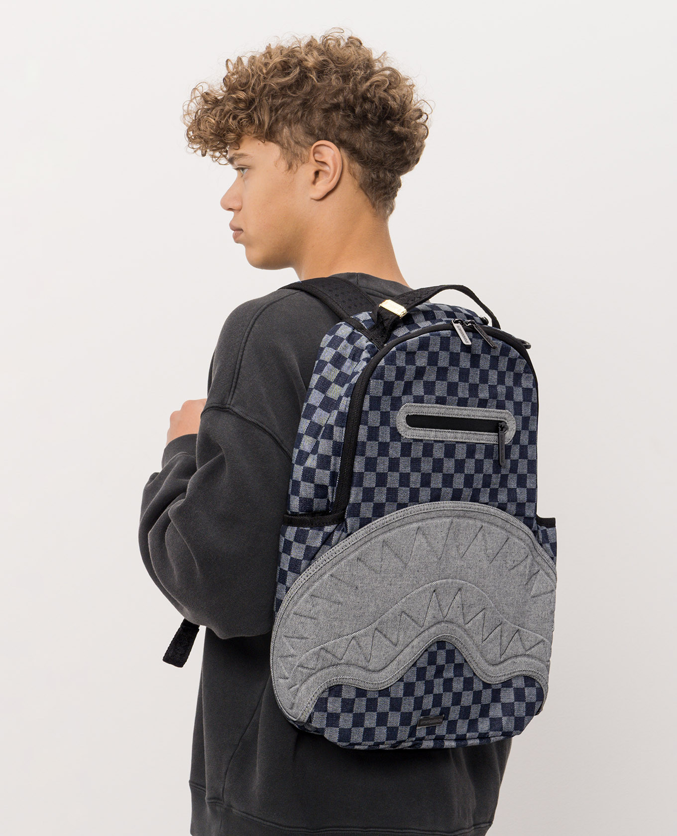 Children's blue backpack ATELIER BLEU SHARKS IN PARIS Sprayground 2