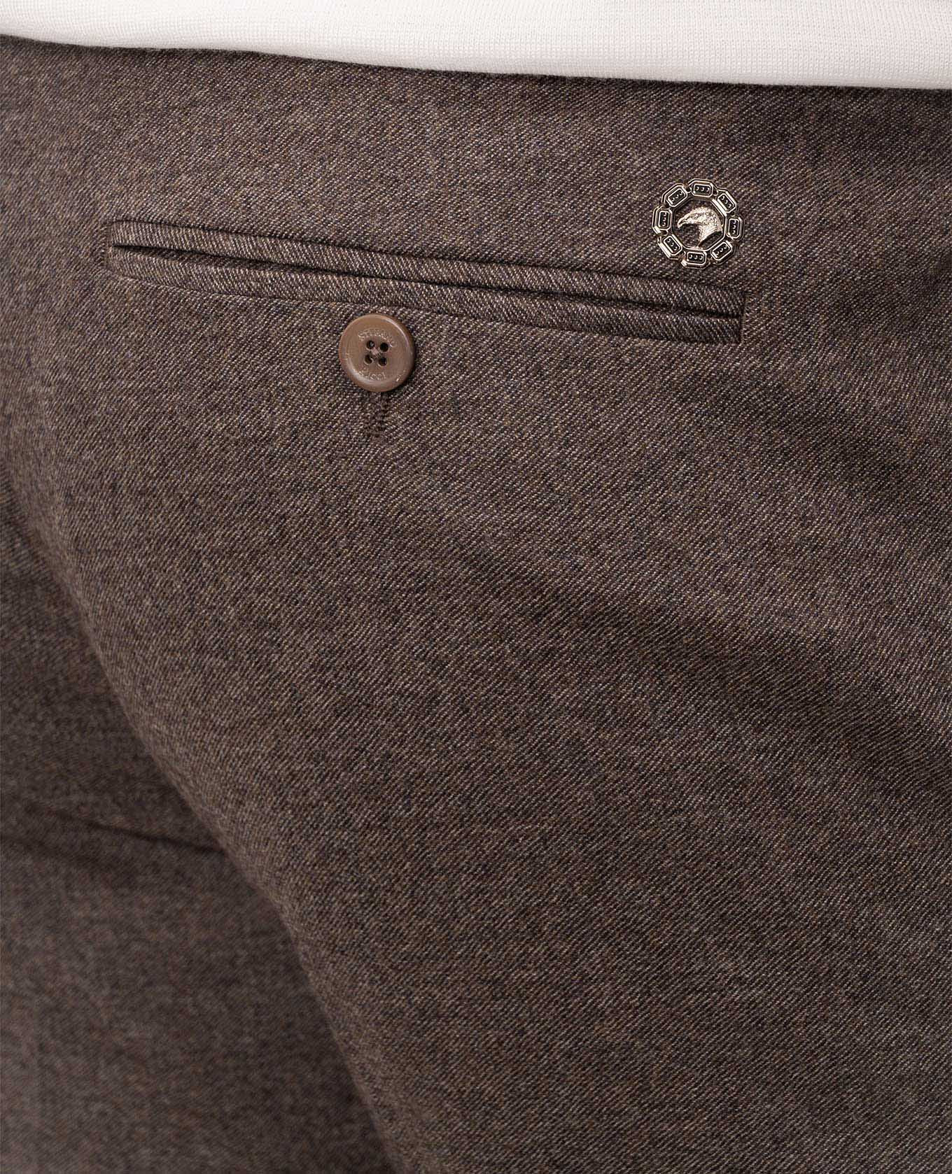 

Brown wool and cashmere pants Stefano Ricci