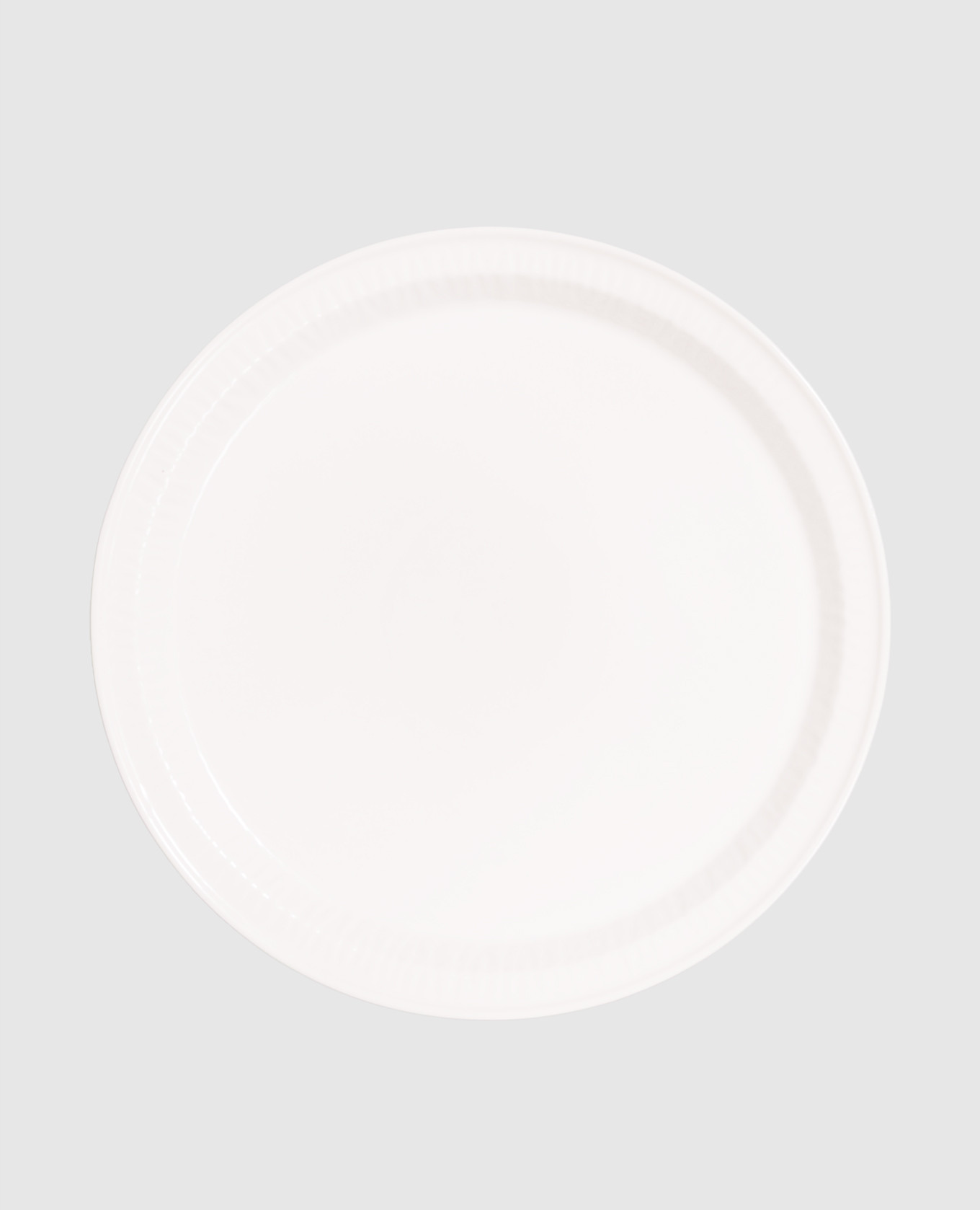 

White porcelain dinner plate Estetico Quotidiano SELETTI