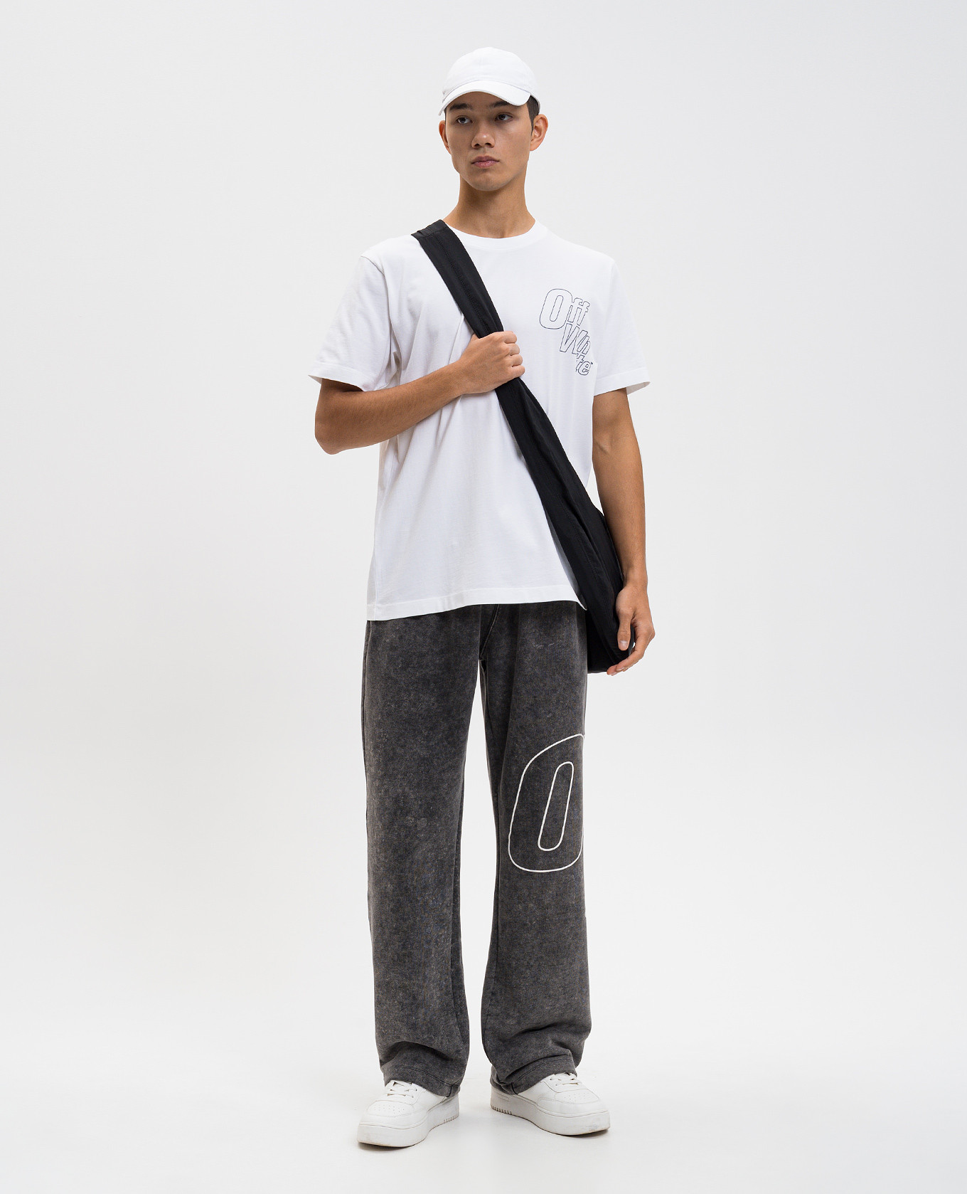 

White T-shirt with logo print Off-White