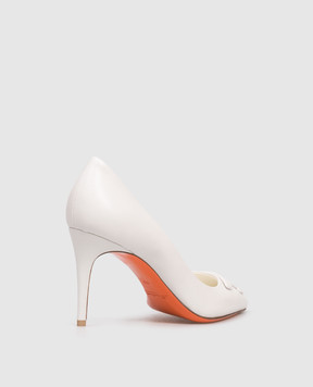 Santoni White leather shoes WDID71207HI2TSZA