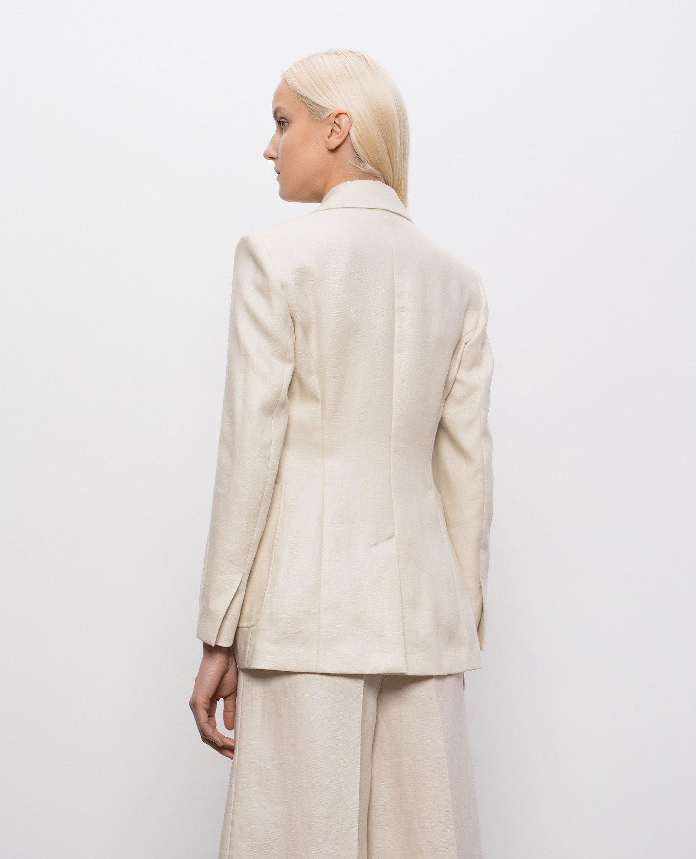 

Beige linen jacket Max Mara