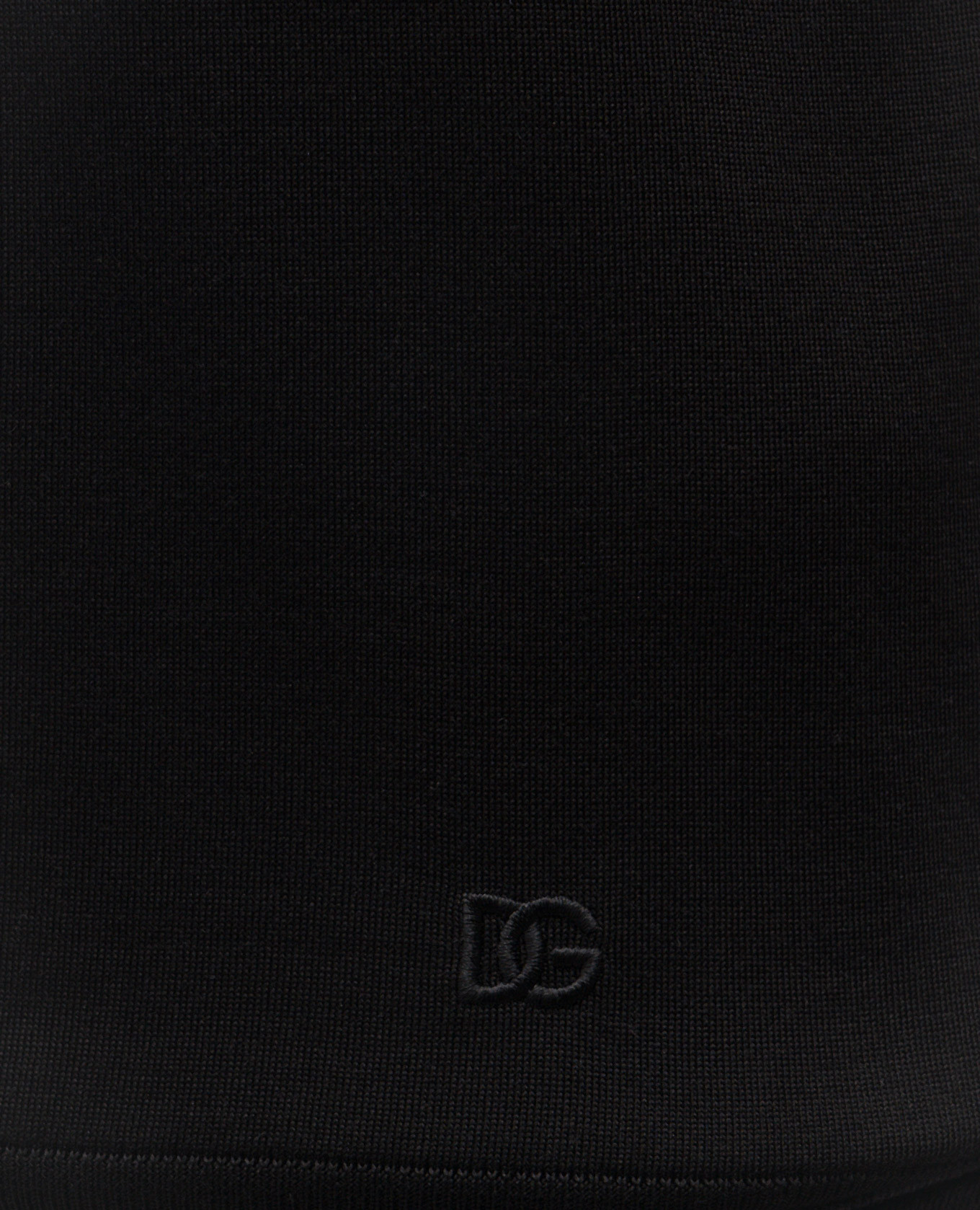 

Black silk T-shirt Dolce&Gabbana