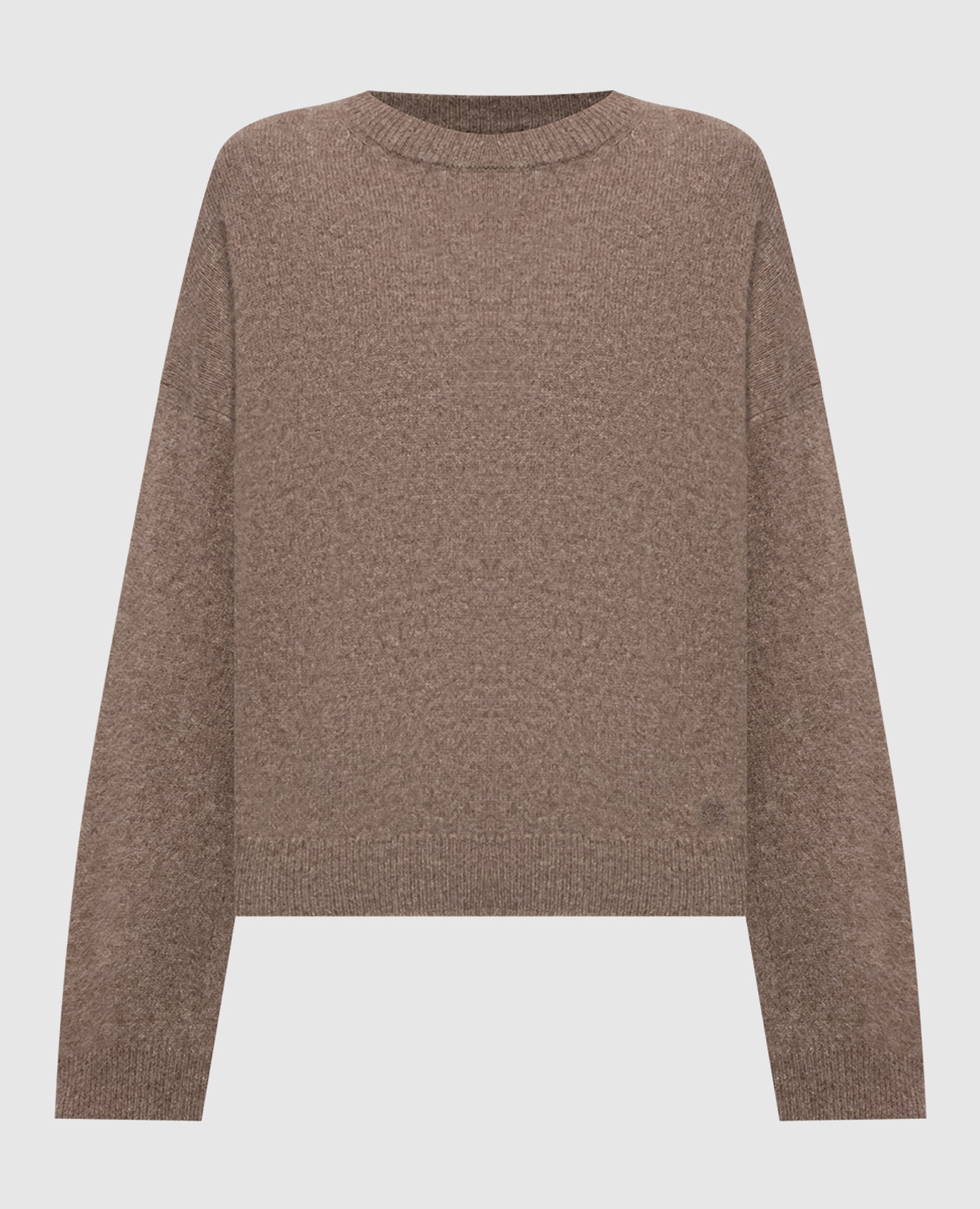 Brown wool sweater TRISTAN LOD