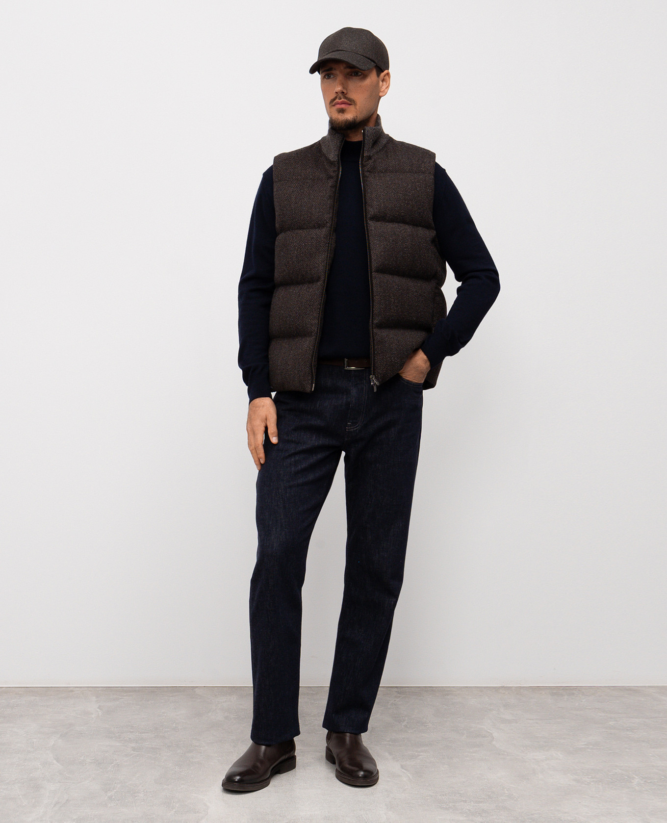 

Blue merino wool sweater Cashmere&Whiskey