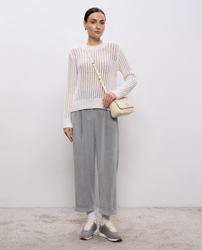 Peserico White alpaca wool sweater S99400F0309216