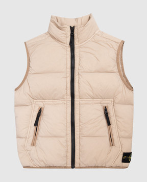 Stone Island Children's beige down vest L2S16G100001S002814