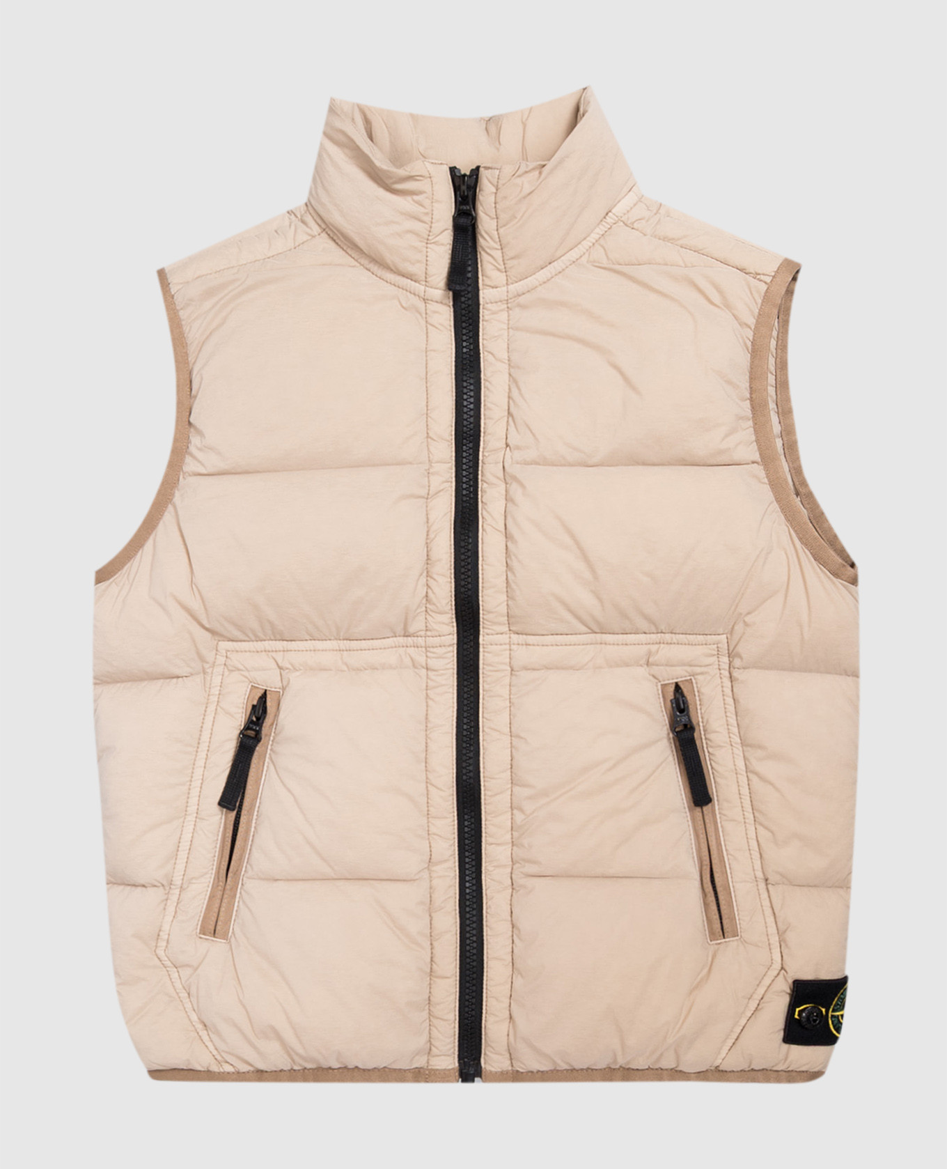 Children's beige down vest