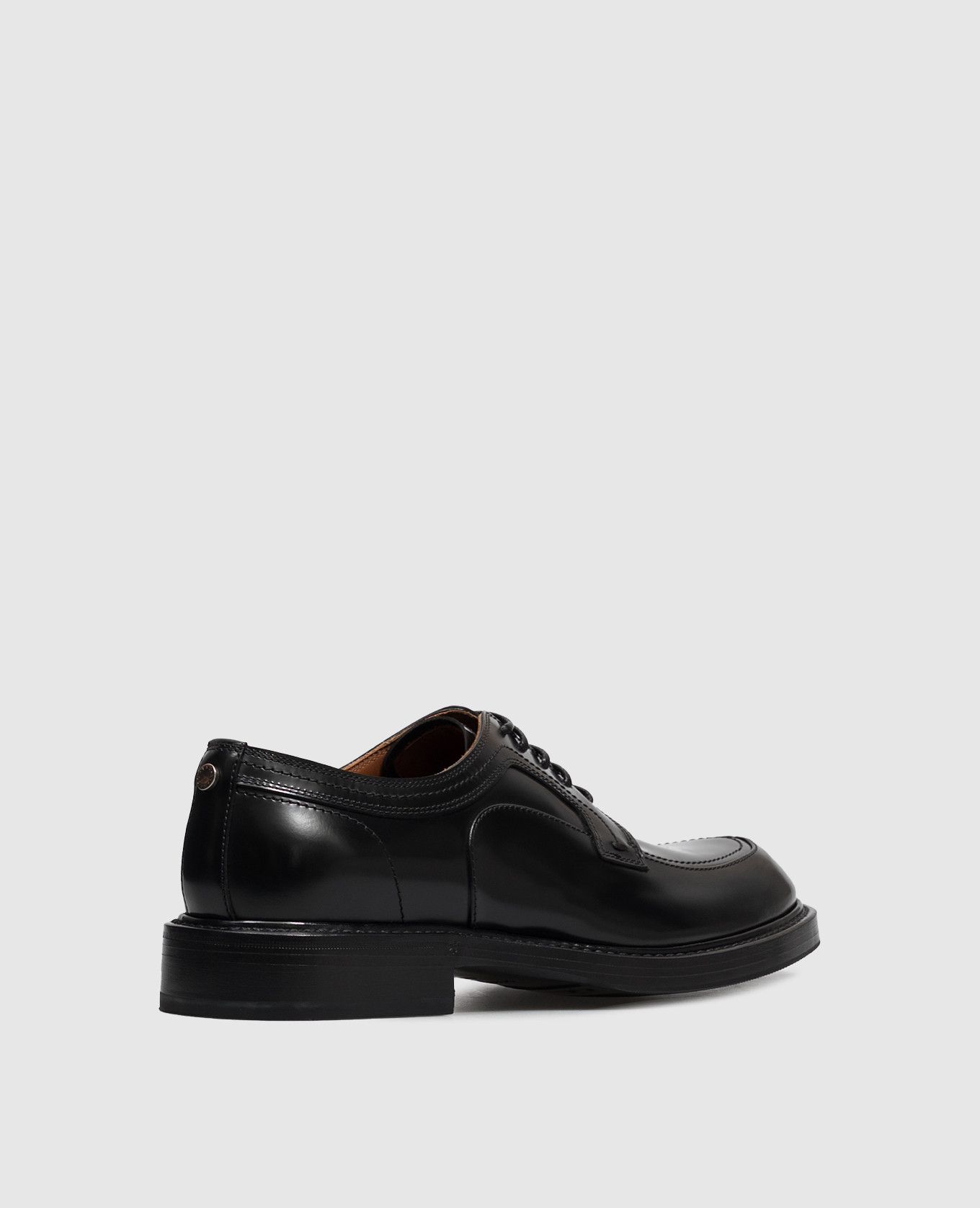 Black leather derby shoes Dolce&Gabbana 3