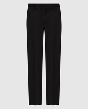 Stefano Ricci Black wool pants M8T63B0180T6054