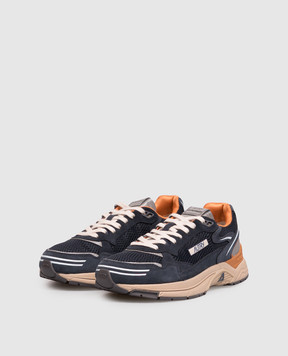 AUTRY Blue Hyperway combination sneakers HYLMCI08