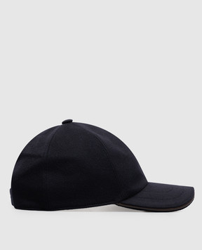 Castangia dal 1850 Blue cashmere cap BH02