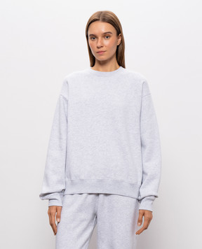 Sporty & Rich Grey melange sweatshirt ST10384300GY03