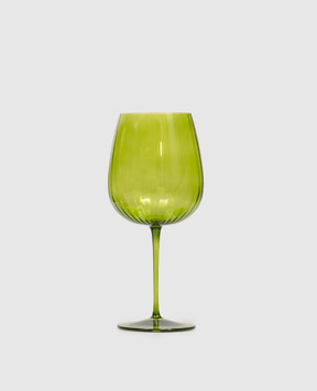 La Reine Set of green glasses ROMANTIC 6 pcs OPIUM75ROMANTIC