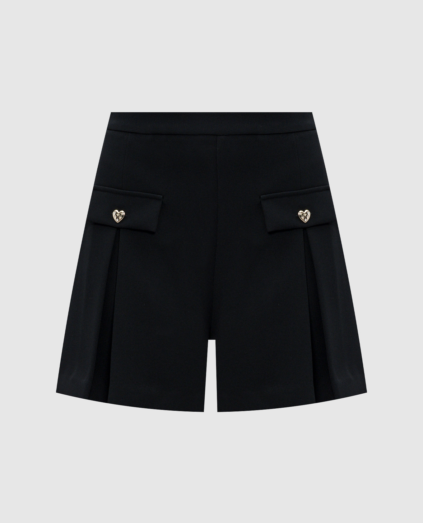 Black shorts with logo Twinset