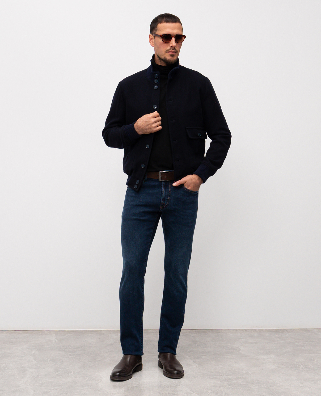 

Blue jeans with a worn effect Tramarossa