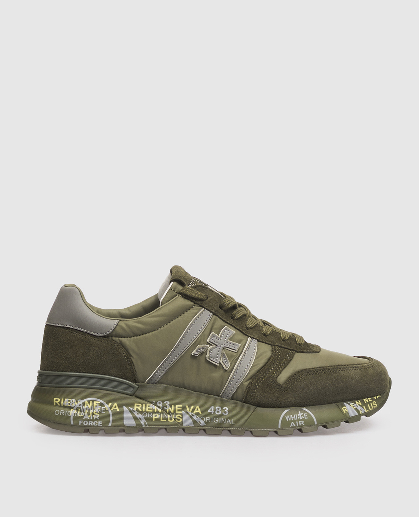 Lander khaki combination sneakers