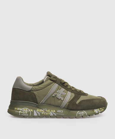 Lander khaki combination sneakers