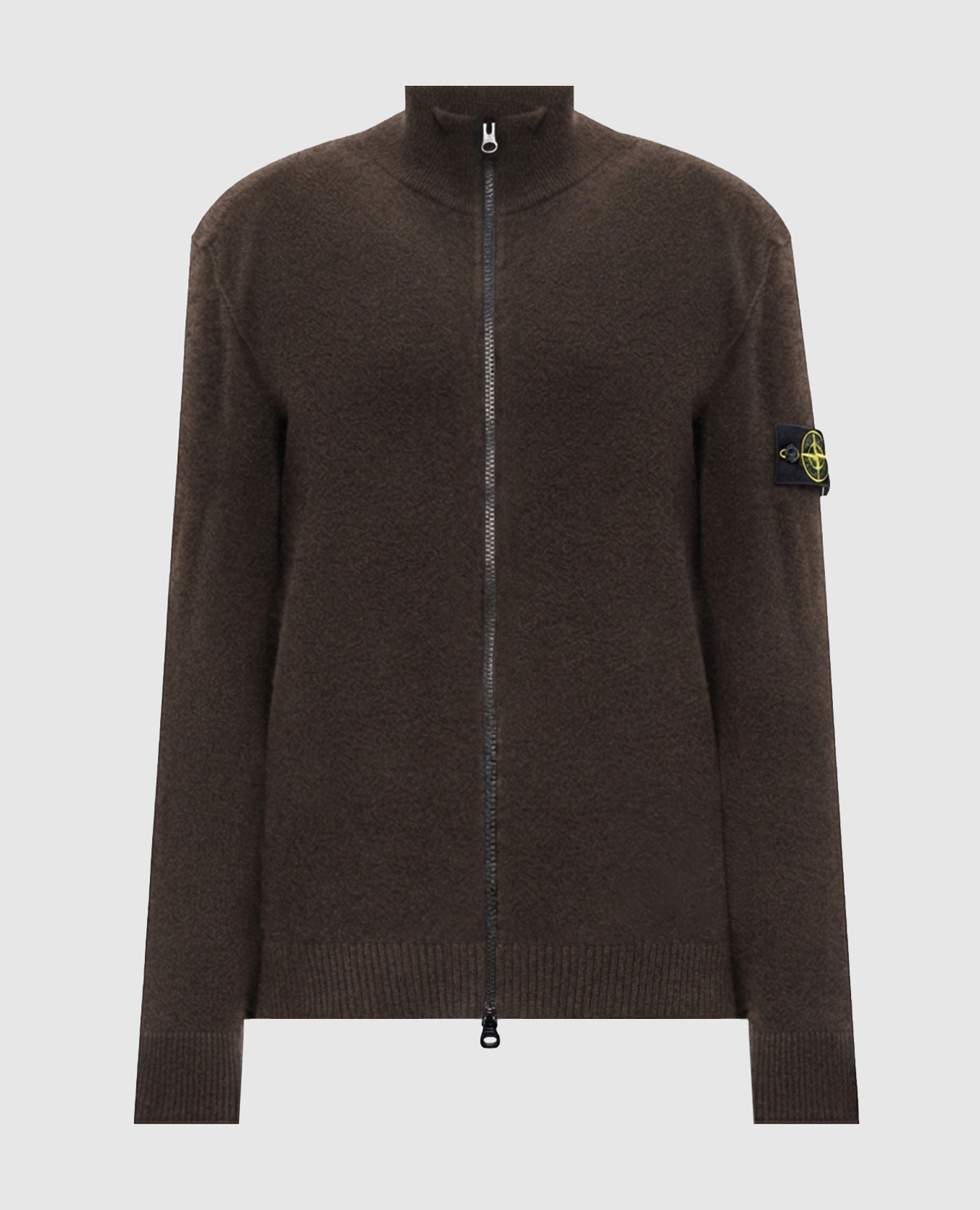 Brown wool cardigan