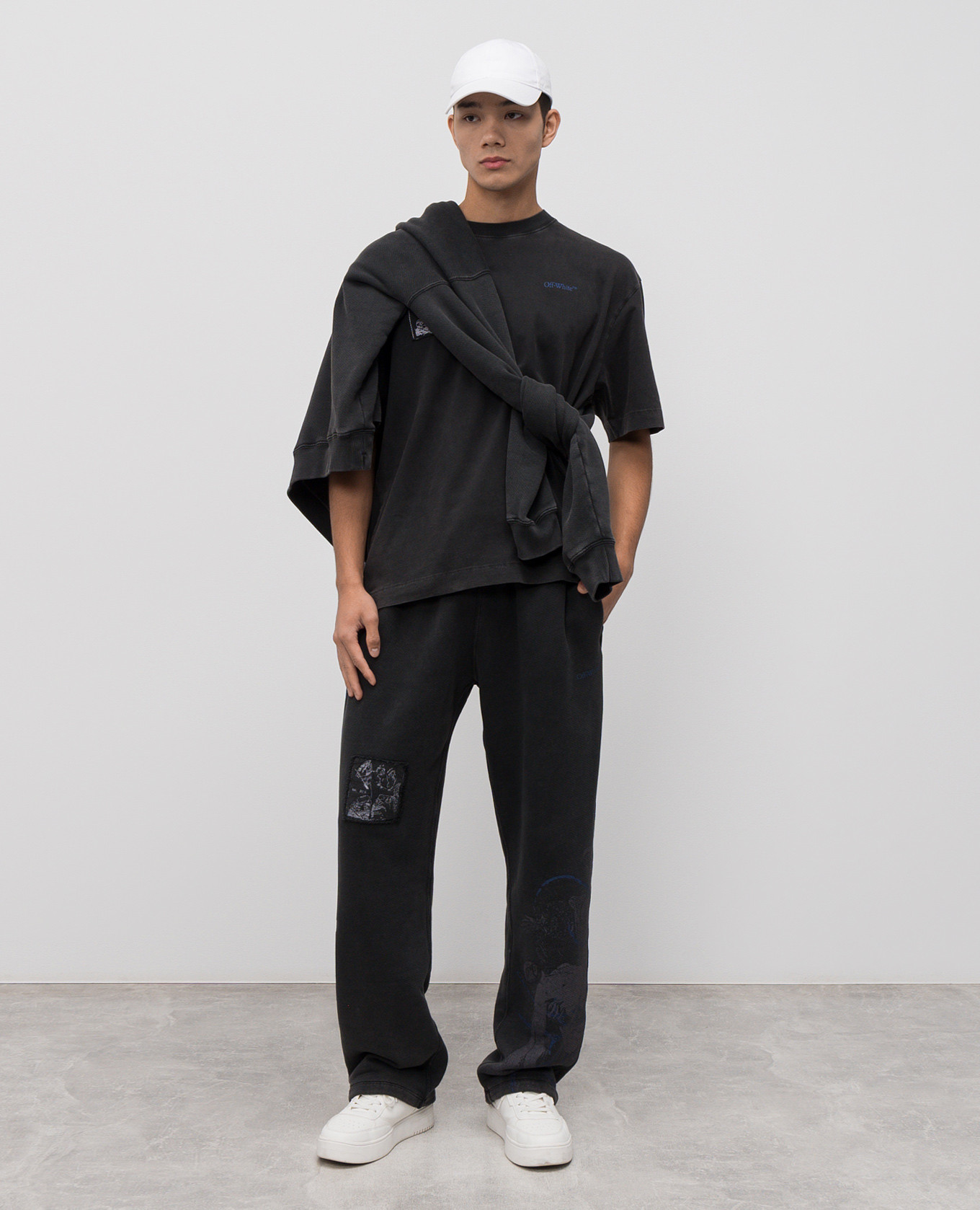 

Faded Painting Grey Sweatpants Off-White