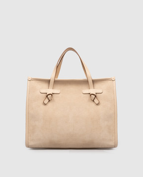 Gianni Chiarini Marcella beige suede tote bag BS9762CMPL