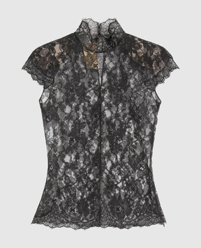 Valentino Black lace top 8B0AEBR5A6A