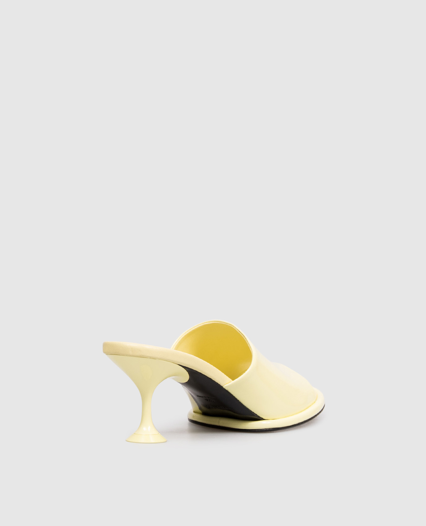 Orb Yellow Patent Leather Mules Sergio Rossi 3