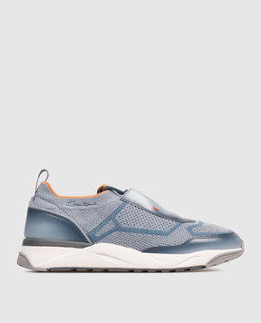 Santoni Blue sneakers MBIO22135BGRCOTZ