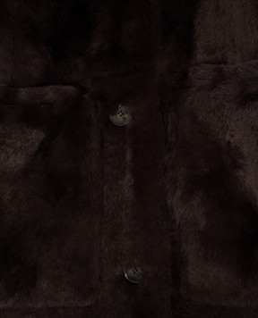 Yves Salomon Enfant Children's rabbit fur coat 20WEM307XXREXX