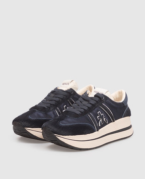 Premiata Bethcoin blue combination sneakers BETHCOIN8506