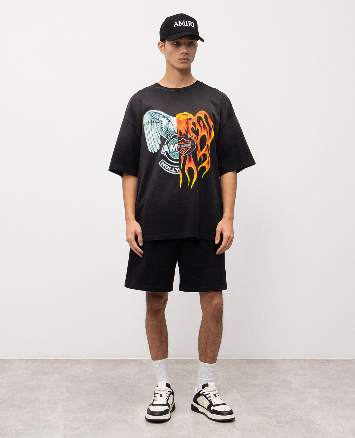 Black T-shirt with print AMIRI 2