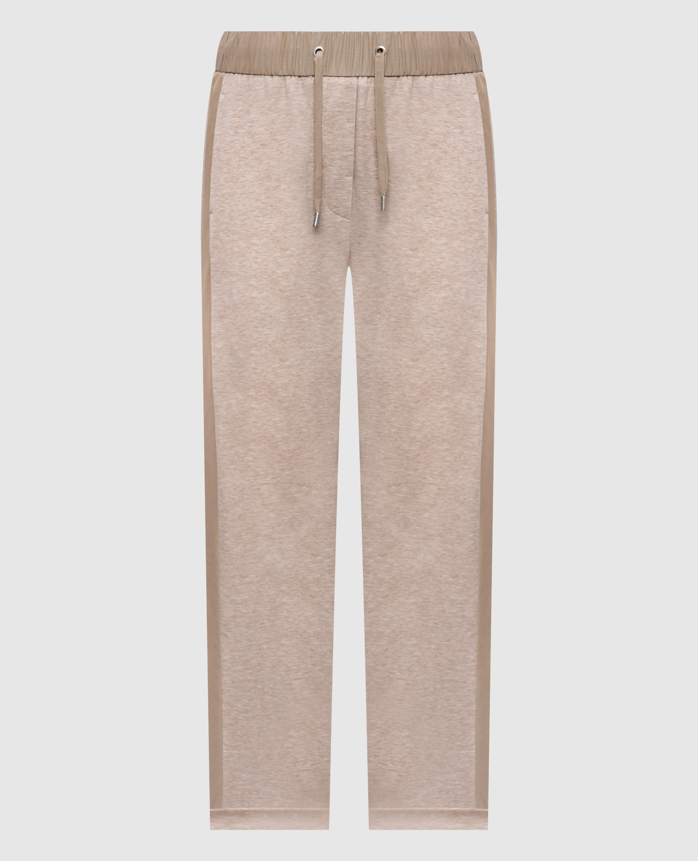 

Beige melange sweatpants Peserico