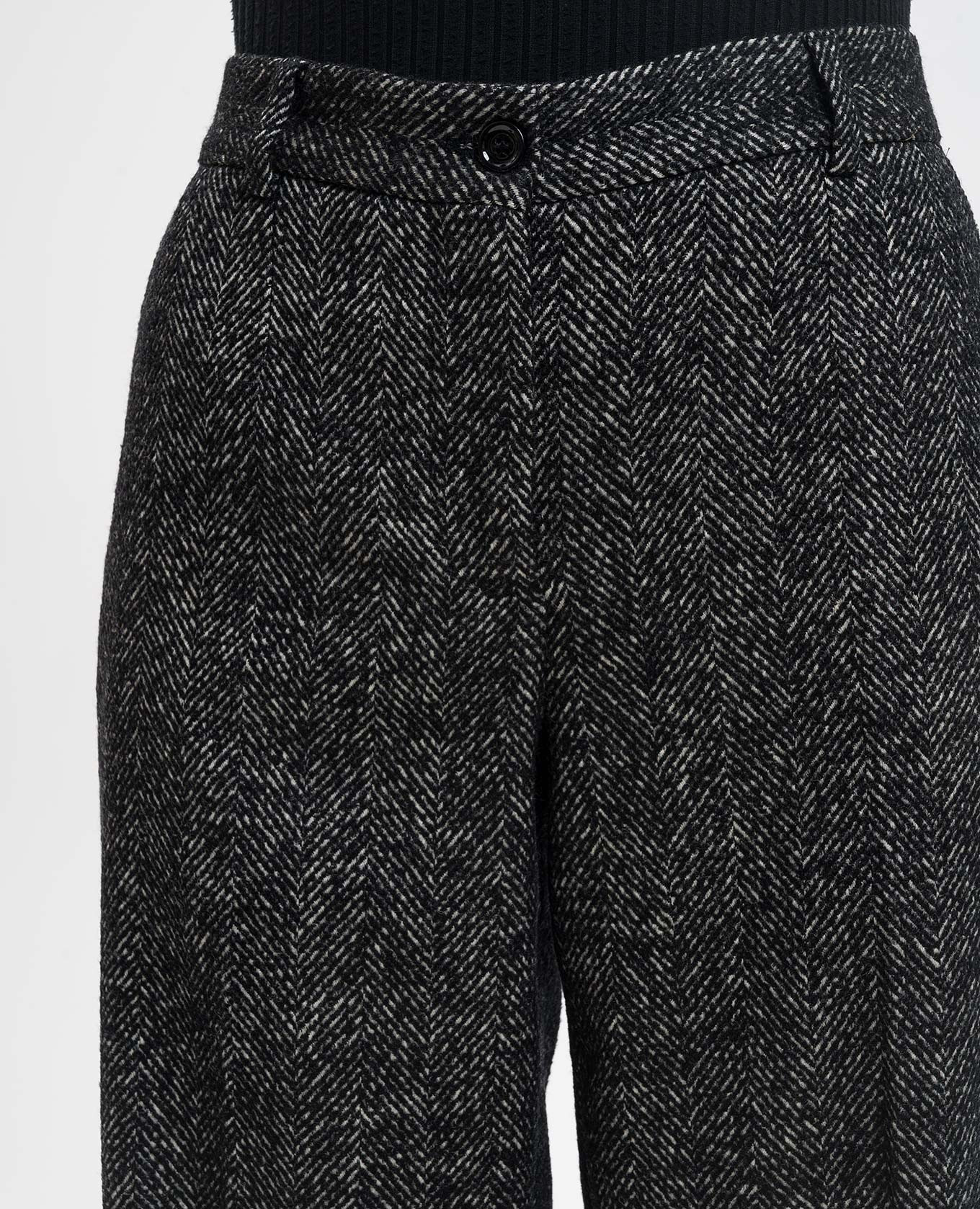 

Patterned wool pants Dolce&Gabbana, Black