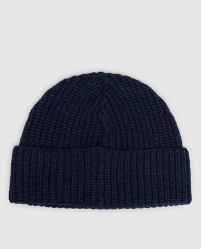 Brunello Cucinelli Blue cashmere hat M2294920