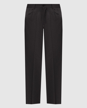 Stefano Ricci Gray wool pants M1T6300150W0029T