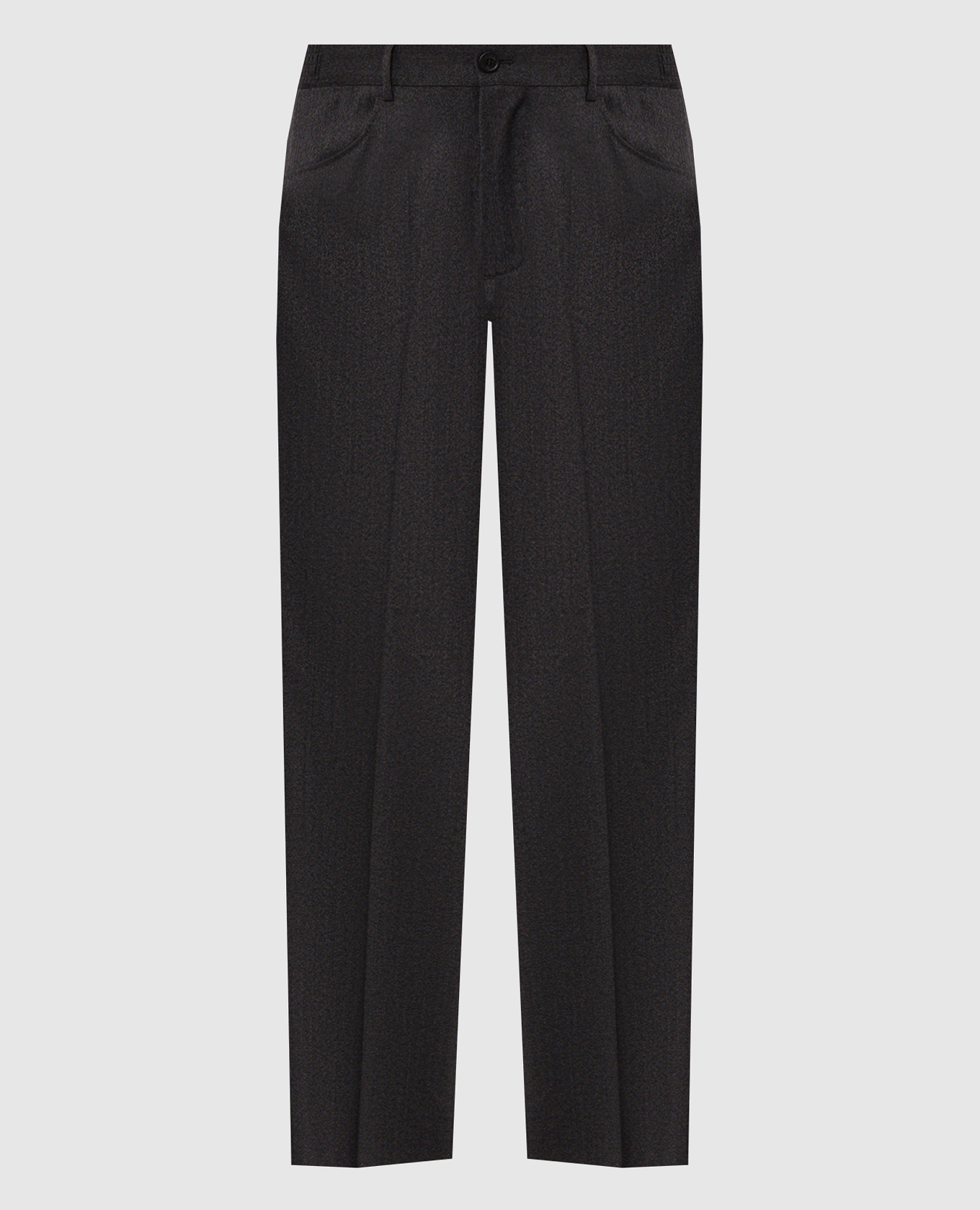 Gray wool pants