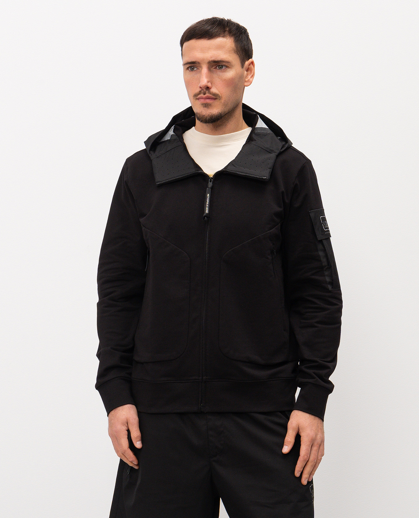 

Black jacket with logo C.P. Company Metropolis