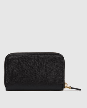 Valentino Black leather wallet with logo 8W2P0AY3SNP