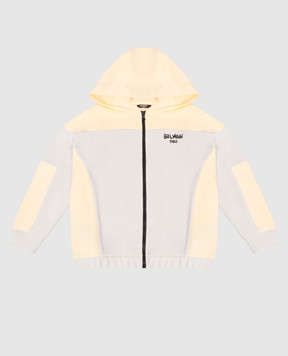 Balmain Children's sports jacket with logo print BZ4I90Z3183410