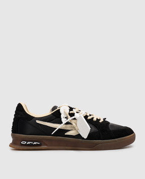 Off-White Black End Of Play combo sneakers with emblem OF06209001