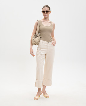 Max Mara Khaki T-shirt GHIRO MXMGHIRO