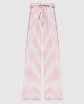 Dolce&Gabbana Pink striped pants FTDJETFR517