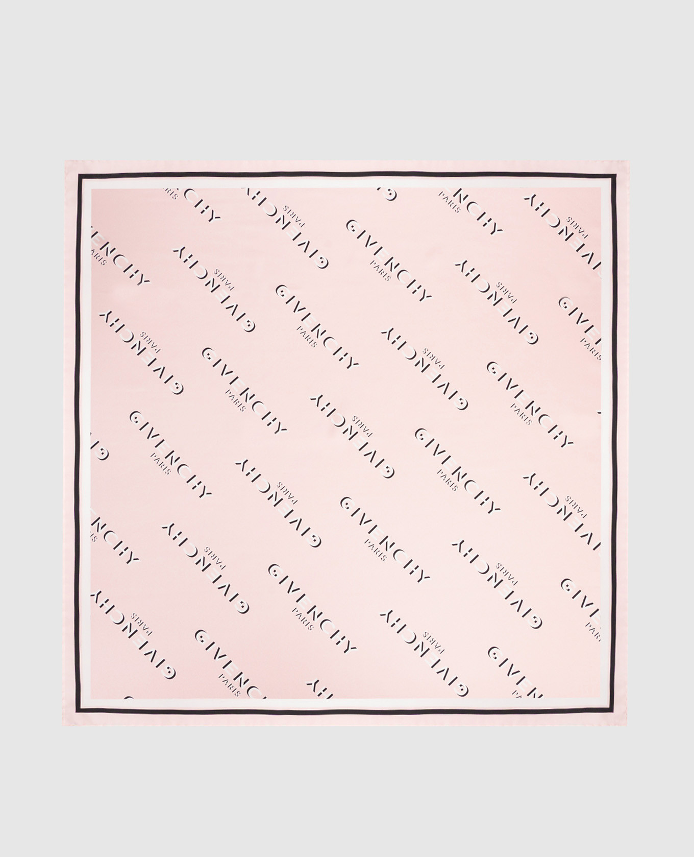 

Pink Shadow silk scarf with logo Givenchy