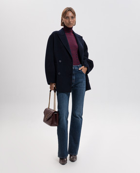 Twinset Burgundy striped golf 262AP3250