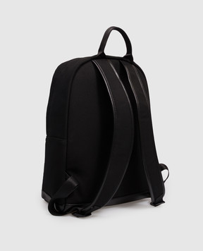 Balmain Children's black backpack with contrasting lettering BZ0I26Z0042